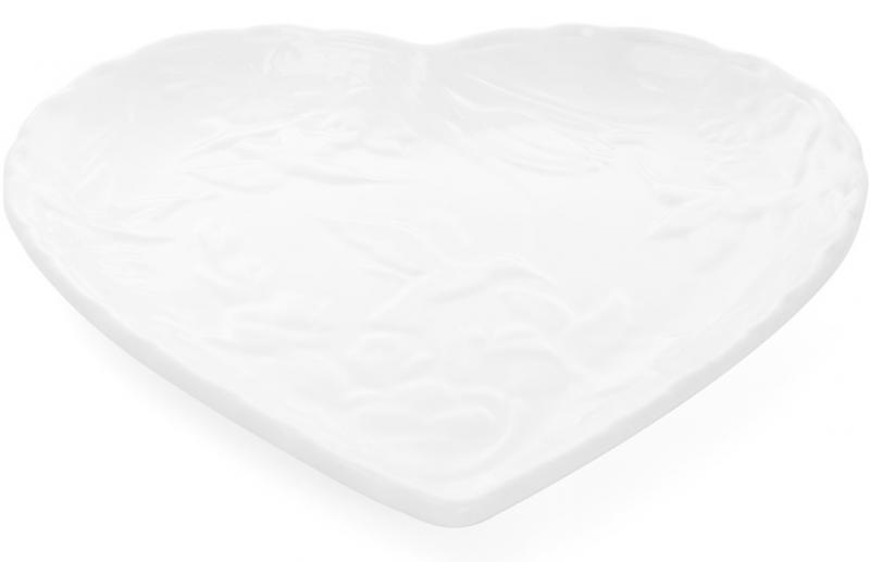 

Набор 4 фарфоровых блюда White City Сердце 23см (белый фарфор) Bona BD-988-154