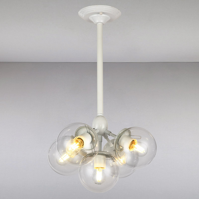 

Люстра потолочная Light House LS-13318/5 WH CL белая