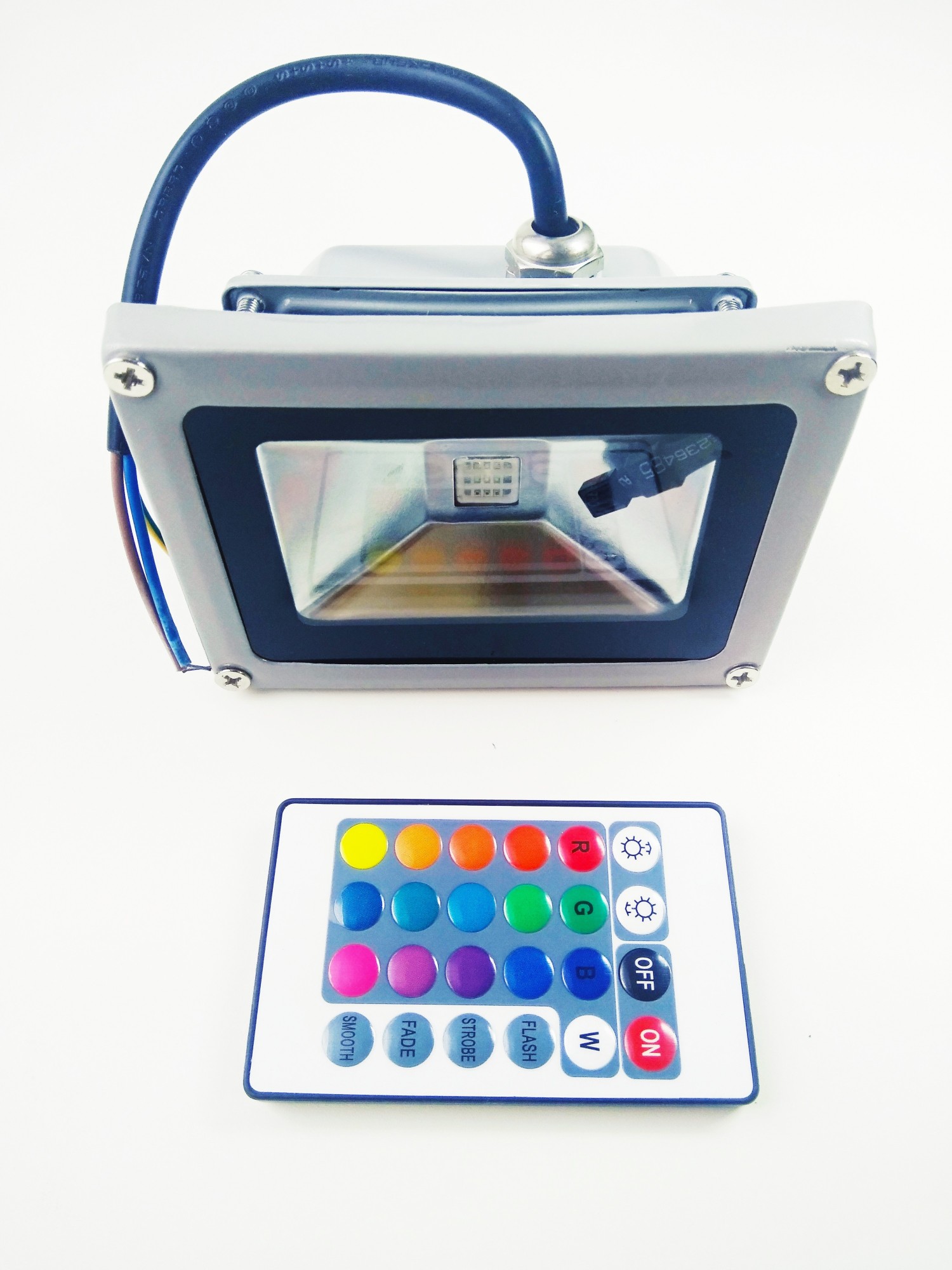

Светодиодный Прожектор Lemanso LMP-9-11 RGB 10W + Пульт