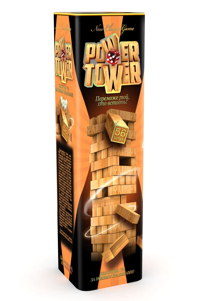 

Гра настільна Power Tower Danko Toys 56 брусків