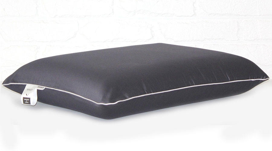 

Подушка ортопедическая MirSon №7005 Elite Delicate Satin Iron Grey Women 59х43х10 см италия, пена memory foam