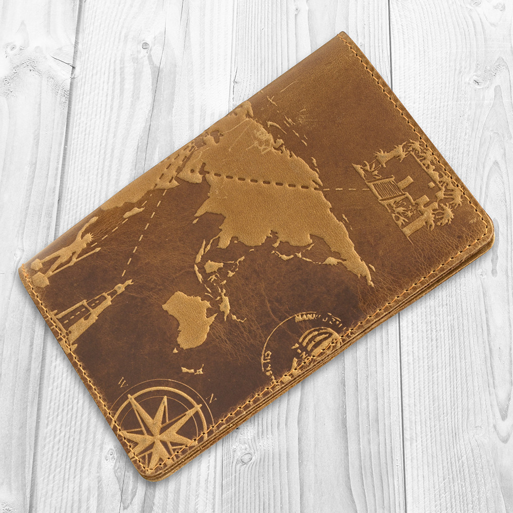 

Обложка-органайзер для документов HiArt AD-01-S17-1340-T002 Shabby Dingo "7 wonders of the world"