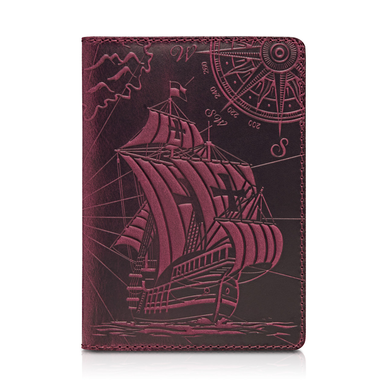 

Обложка для паспорта HiArt PC-01-S19-1621-T003 Shabby Plum "Discoveries"