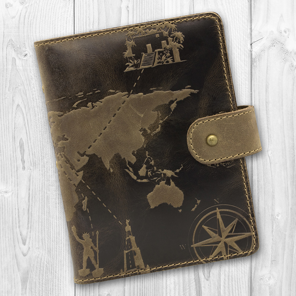 

Картхолдер HiArt CH-06-S19-1020-T002 Shabby Light Brown "7 wonders of the world"