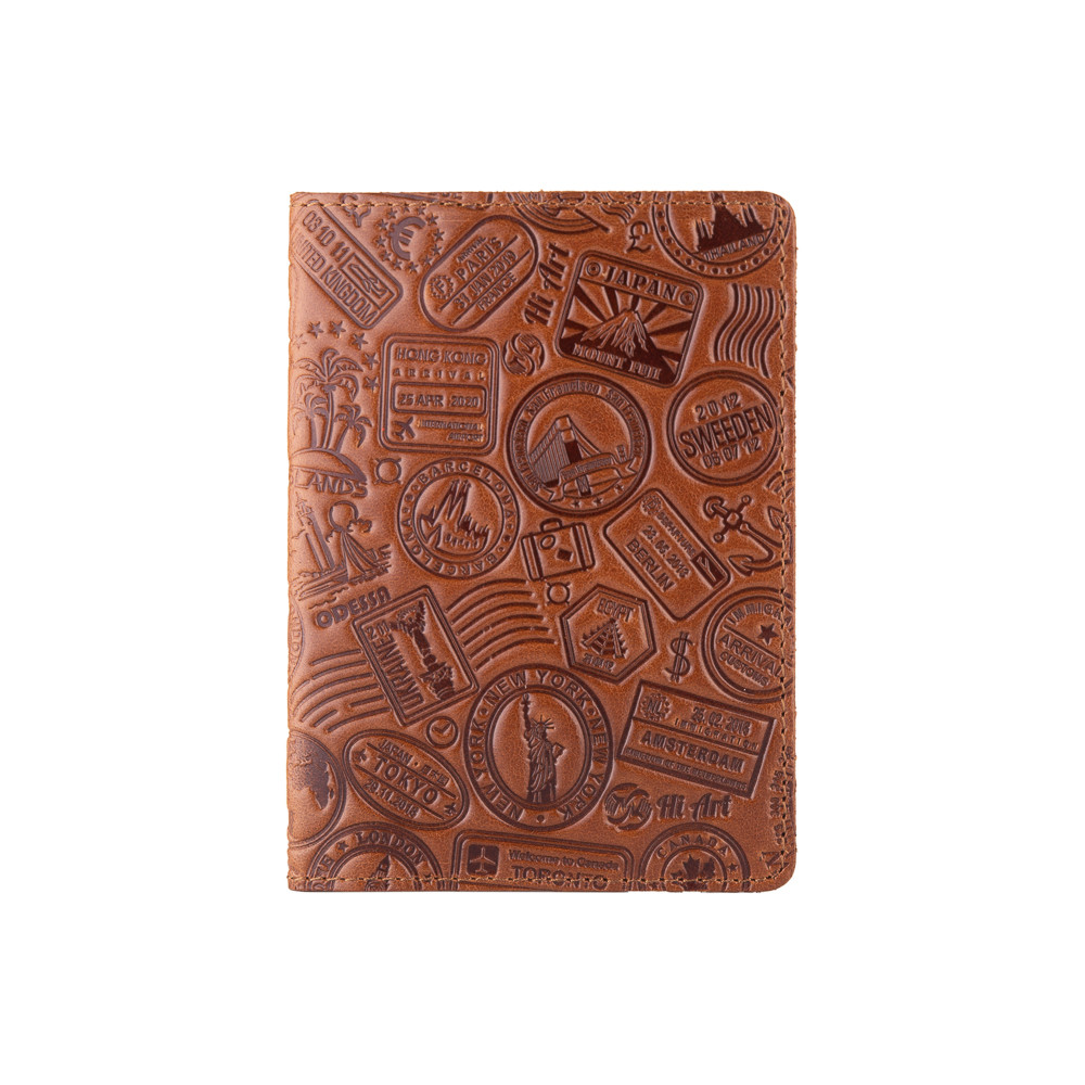 

Обложка для паспорта HiArt PC-01-C18-1244-T007 Crystal Clay "Let's Go Travel"