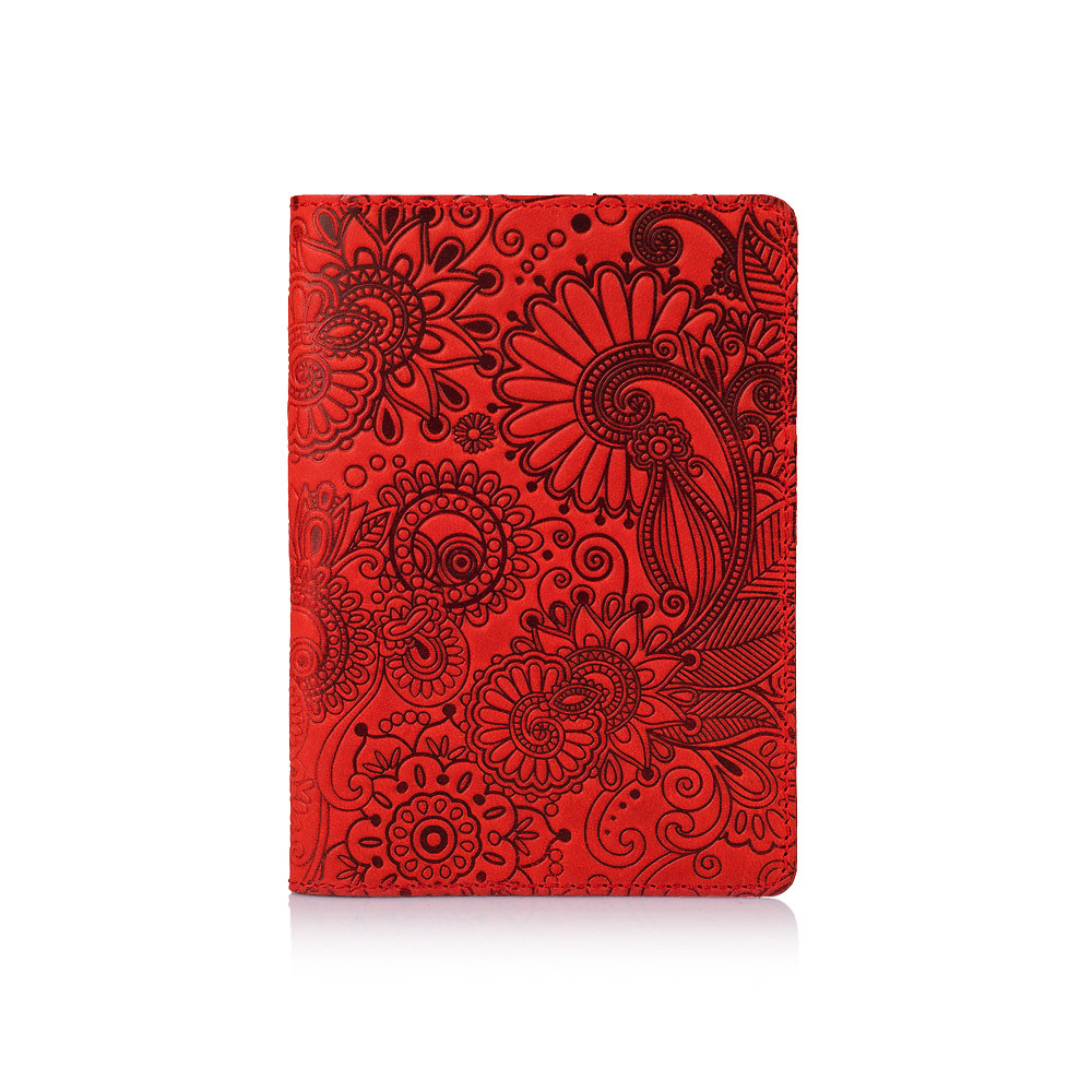 

Обложка для паспорта HiArt PC-01-S18-1440-T005 Shabby Red Berry "Mehendi Art"