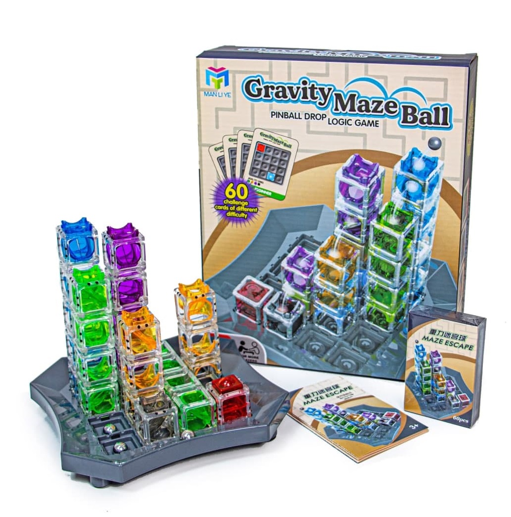 

Настольная игра-головоломка "Gravity Maze Ball" (1062150877)