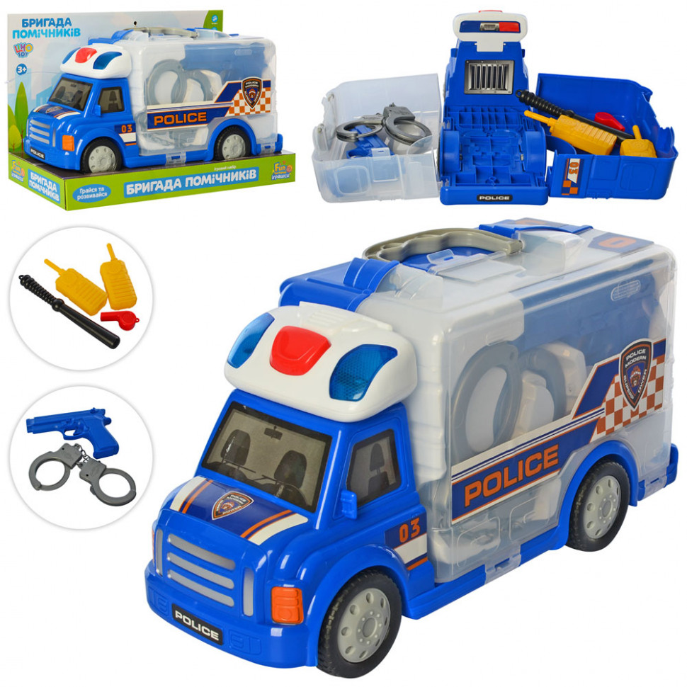 

Детский игровой набор Полицейского M 5530 кейс-машинка Limo Toy