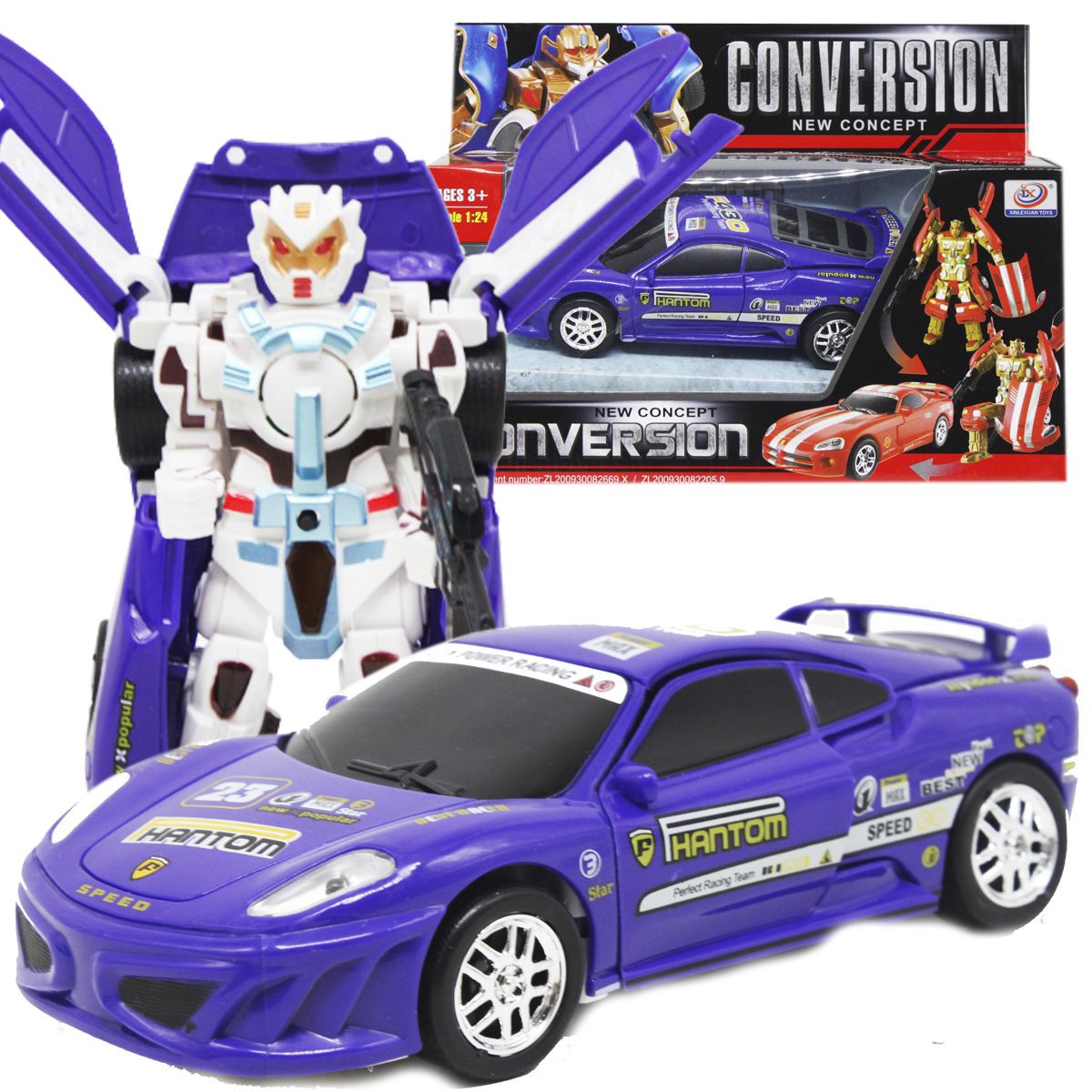 

Машина-трансформер синий Xinlexuan Toys (899K-4) (169374)