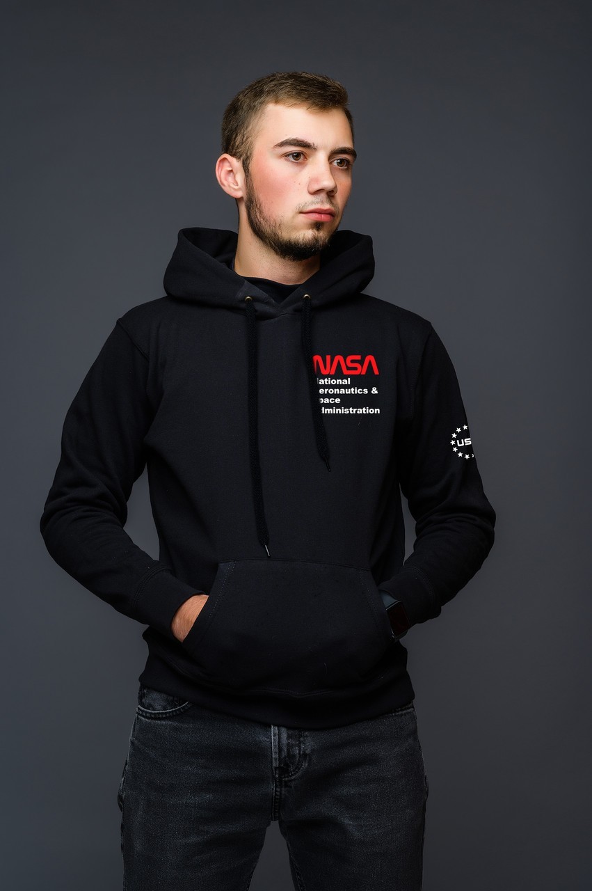 

Худи A SHO nasa  черный, Худи A SHO nasa L черный