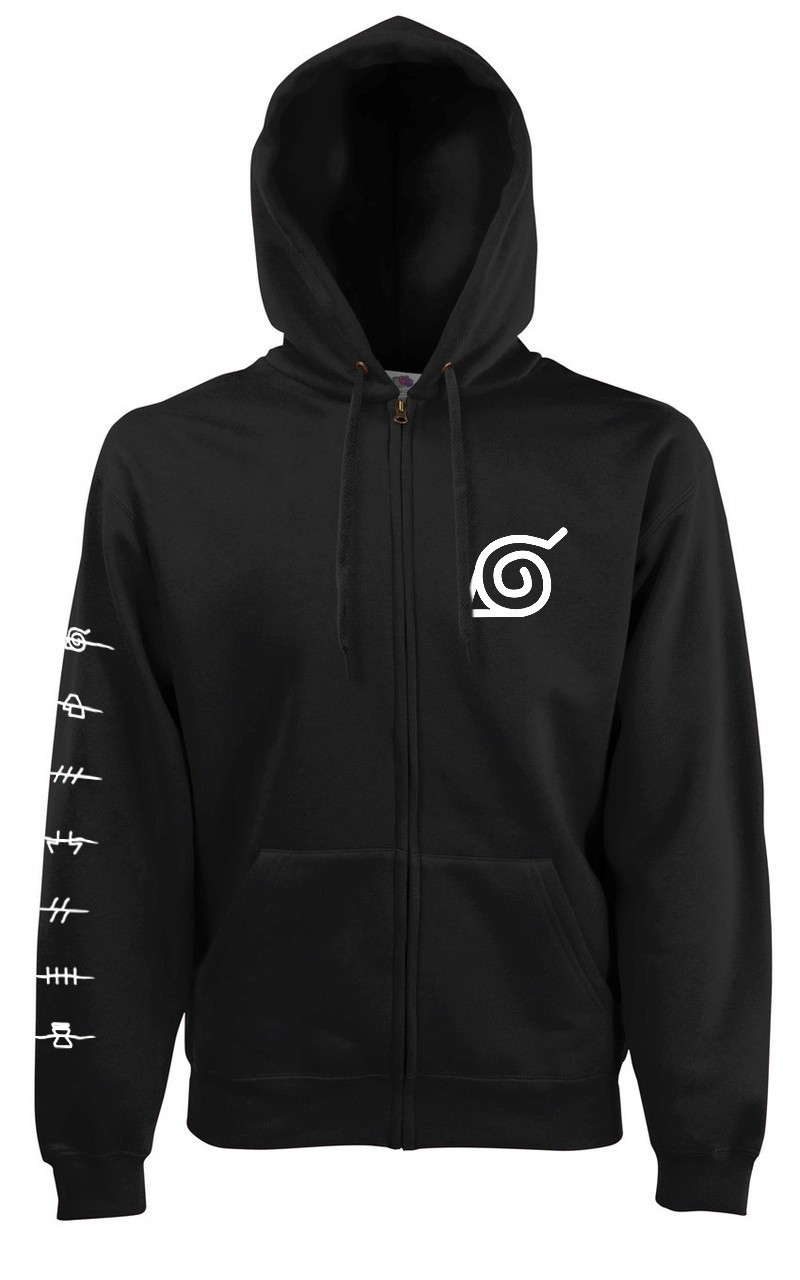 

Худи A SHO AKATSUKI на молнии  черный, Худи A SHO AKATSUKI на молнии XL черный
