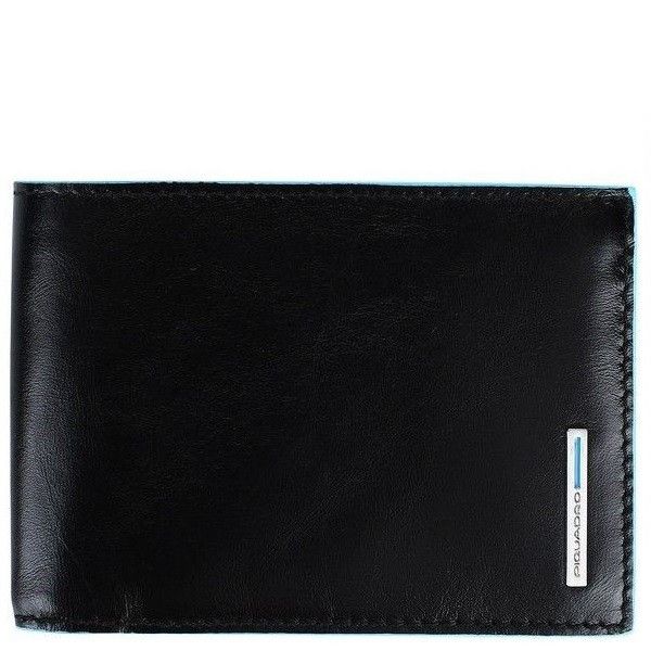 

Кожаный кошелек Piquadro Blue Square/Black PU1392B2R_N