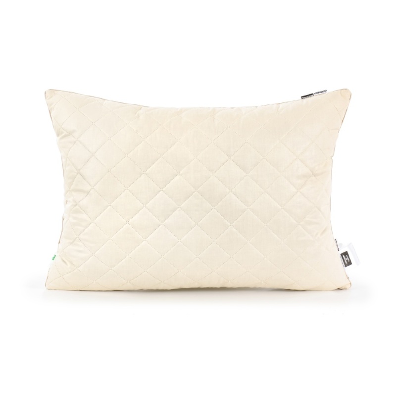 

Подушка Mirson Carmela Natural Silk Kapok 1256 70х70 см (Высокая) украина-италия, хлопок
