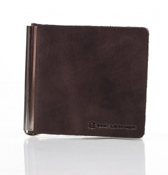 

Мужской кожаный зажим для купюр DNK LEATHER DNK-Spring-clamp-Hcol-F