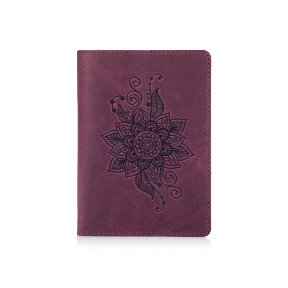 

Обложка для паспорта HiArt PC-01-S19-1621-T006 Shabby Plum "Mehendi Classic"
