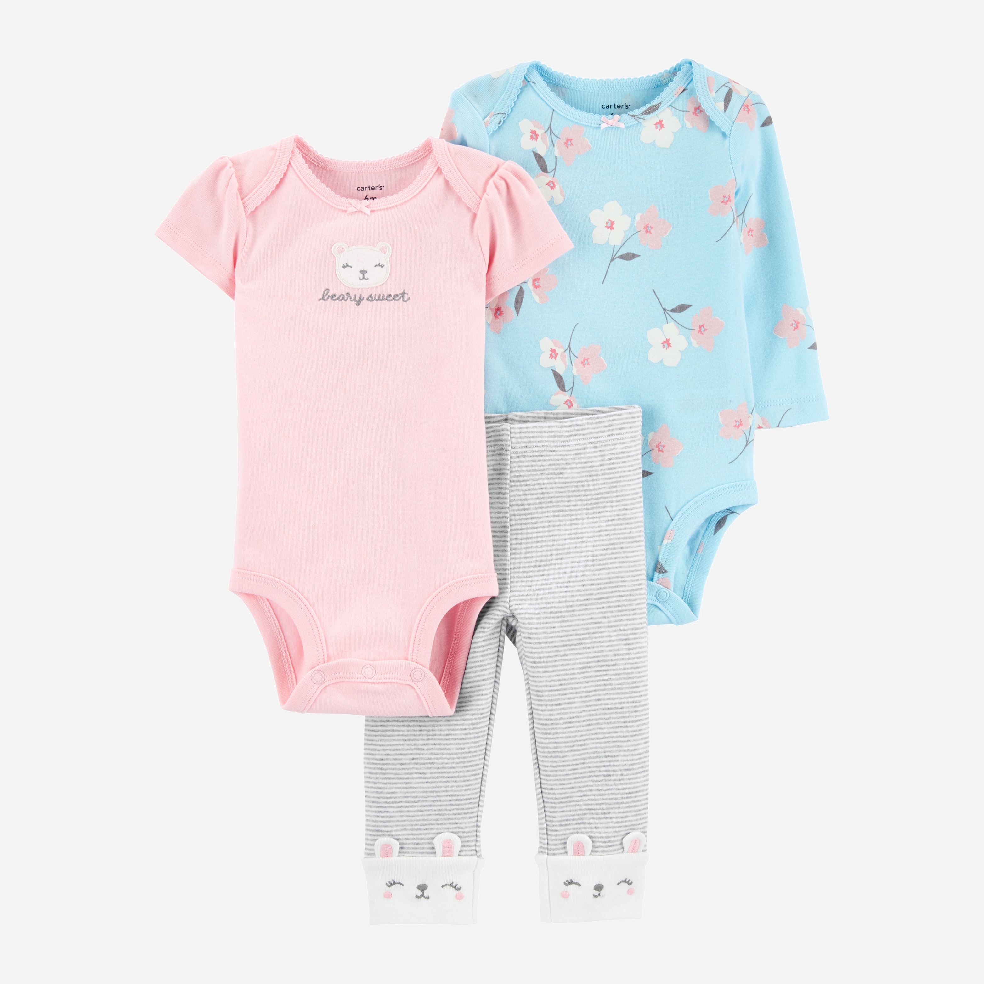

Комплект (боди 2 шт + штанишки) Carters 1I951110 46-55 см Мультиколор