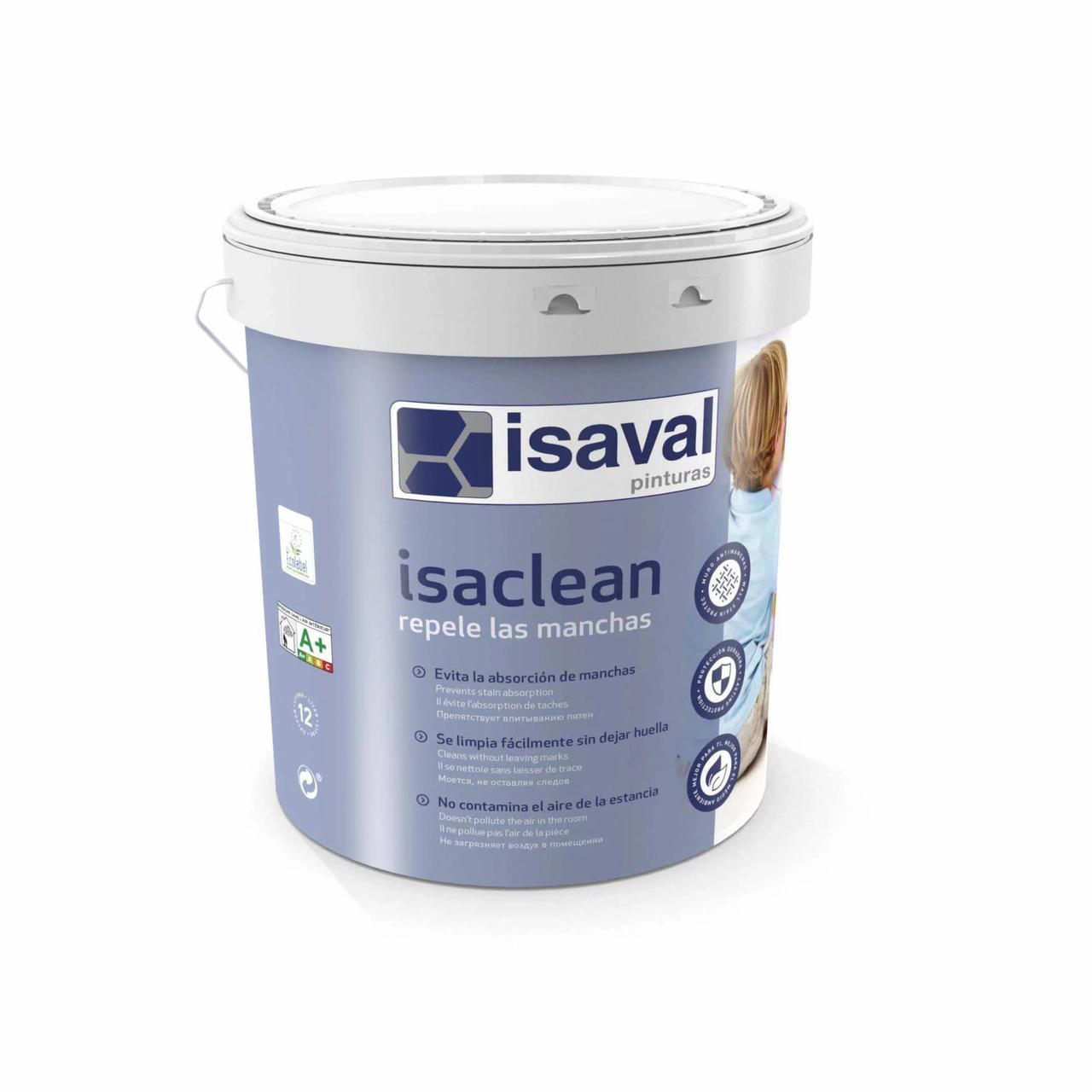 

Изаклин - экологическая моющаяся краска Isaval стойкая к пятнам 1 л