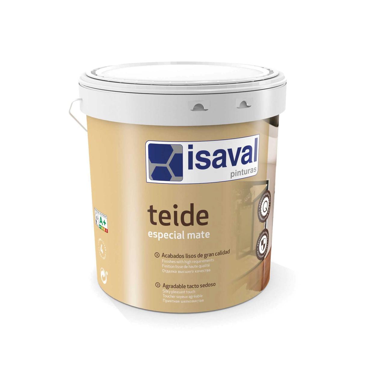 

Интерьерная моющаяся краска Isaval Тейде 1 л Белый