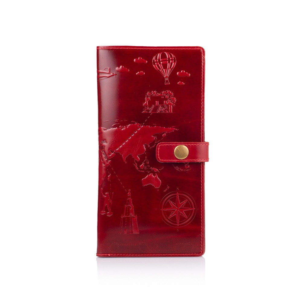 

Тревел-кейс Hi Art TC-01-C19-1652-T002 Crystal Red "7 wonders of the world"