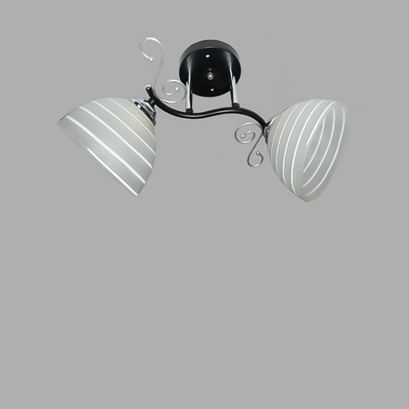 

Люстра стельова Light House SRS-16197/2 чорний + хром