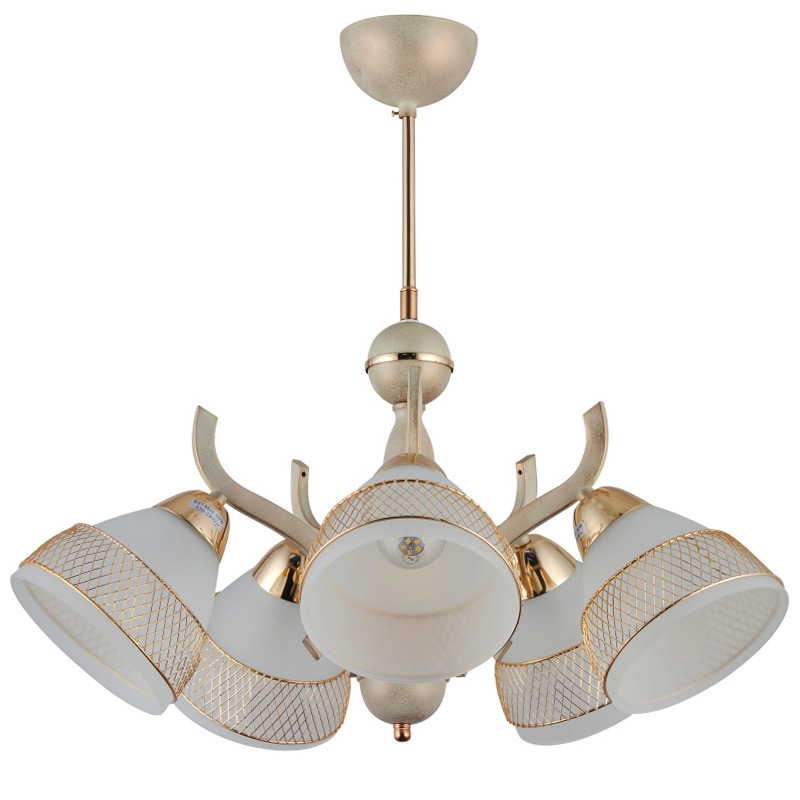 

Люстра підвісна Light House SRS-16191/5 білий + золото