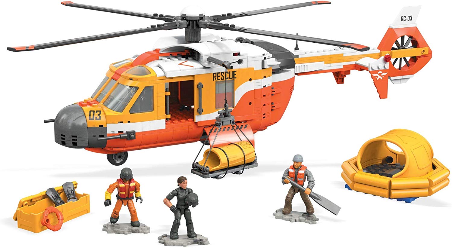 

Конструктор Спасательный вертолёт береговой охраны Mega Construx Probuilder