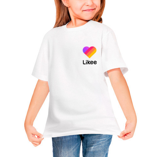 

Футболка хлопковая RhinoPrint Лого Likee Белая 116 см