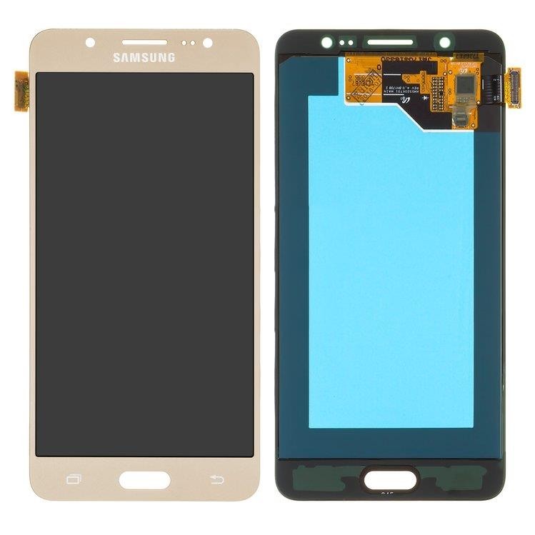

Дисплей для Samsung J510 Galaxy J5 (2016), J510F, J510FN с сенсором (тачскрином) золотистый, OLED
