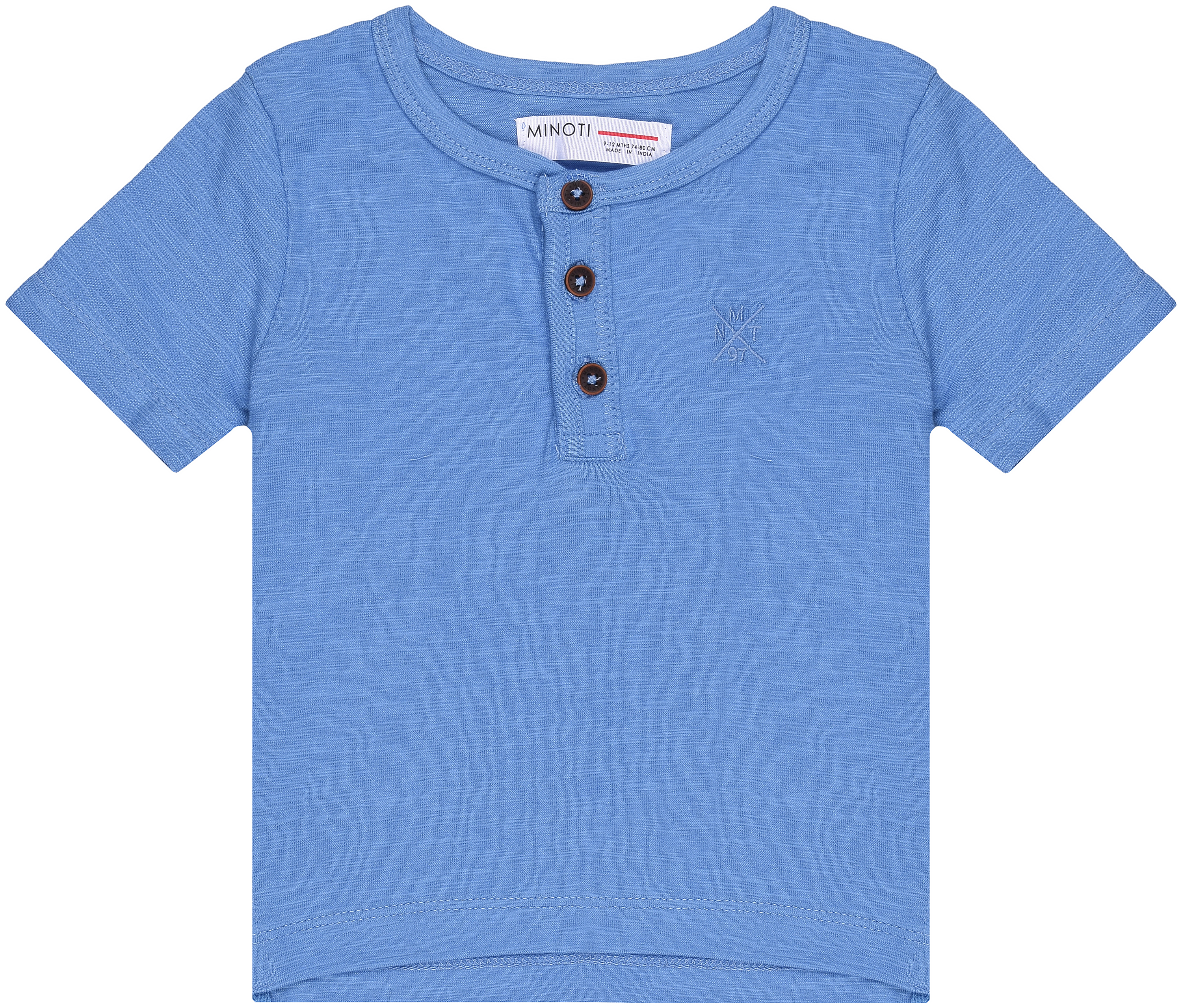 

Футболка Minoti 1Henley 8 13059 140-146 см Голубая