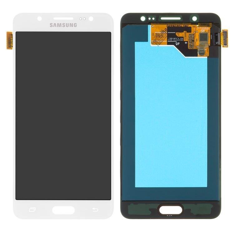 

Дисплей для Samsung J510 Galaxy J5 (2016), J510F, J510FN с сенсором (тачскрином) белый, OLED