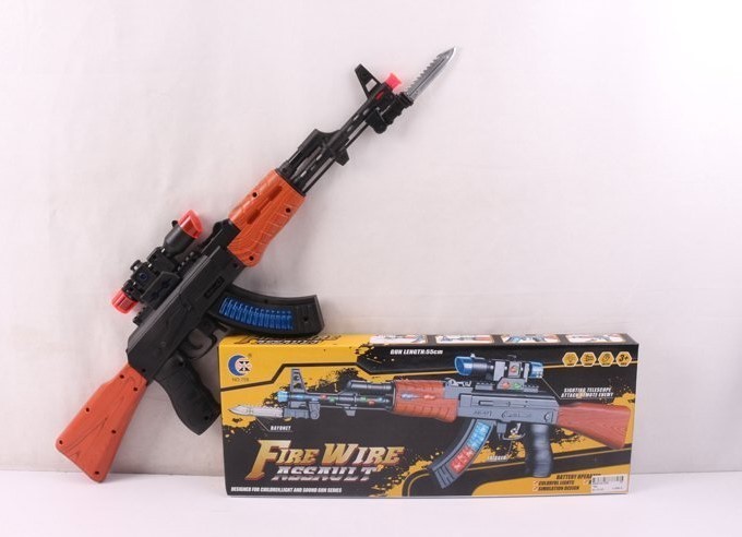 

Детский автомат AK-47 со световыми и звуковыми эффектами A-Toys