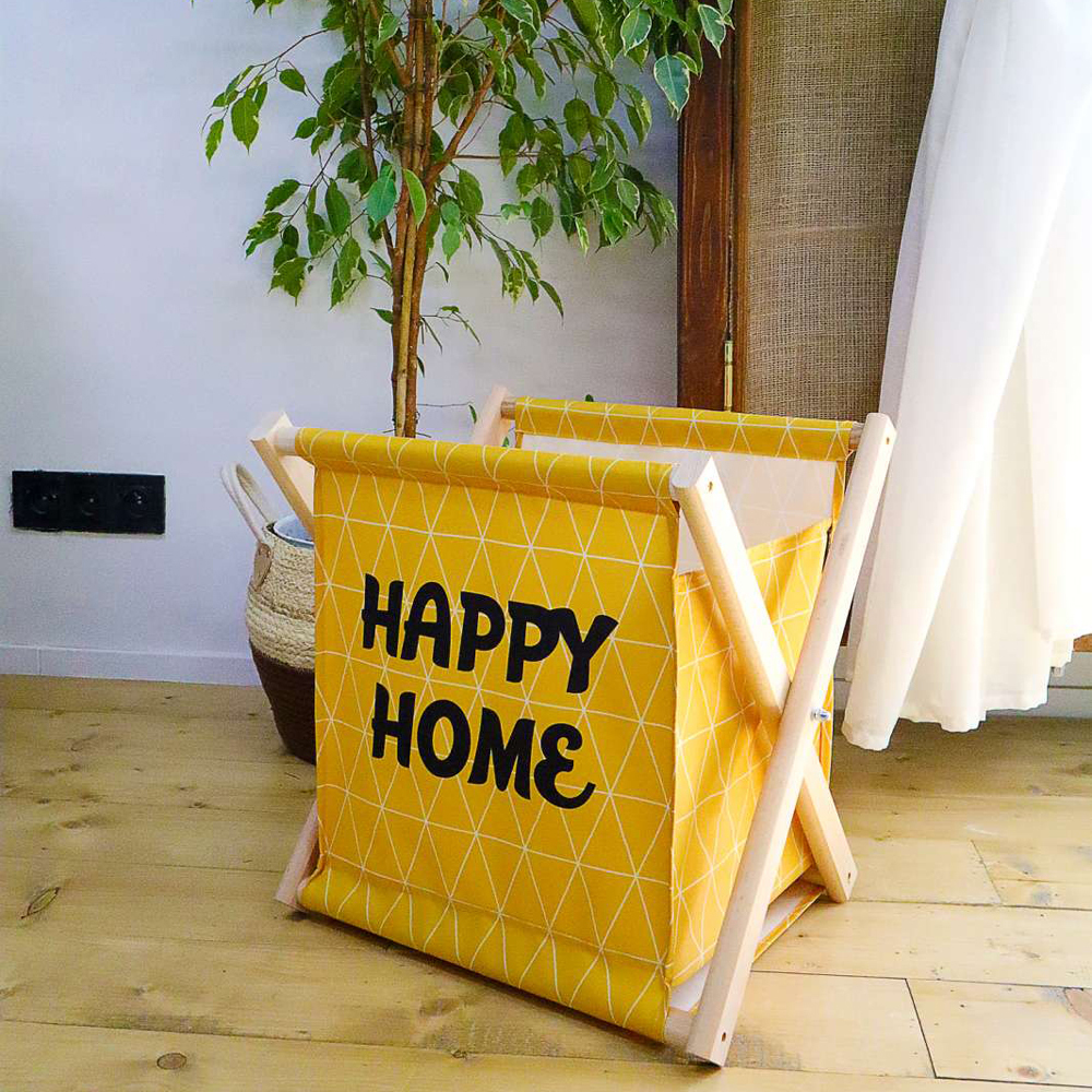 

Корзина для хранения Presentville Happy home 44х44х39 см