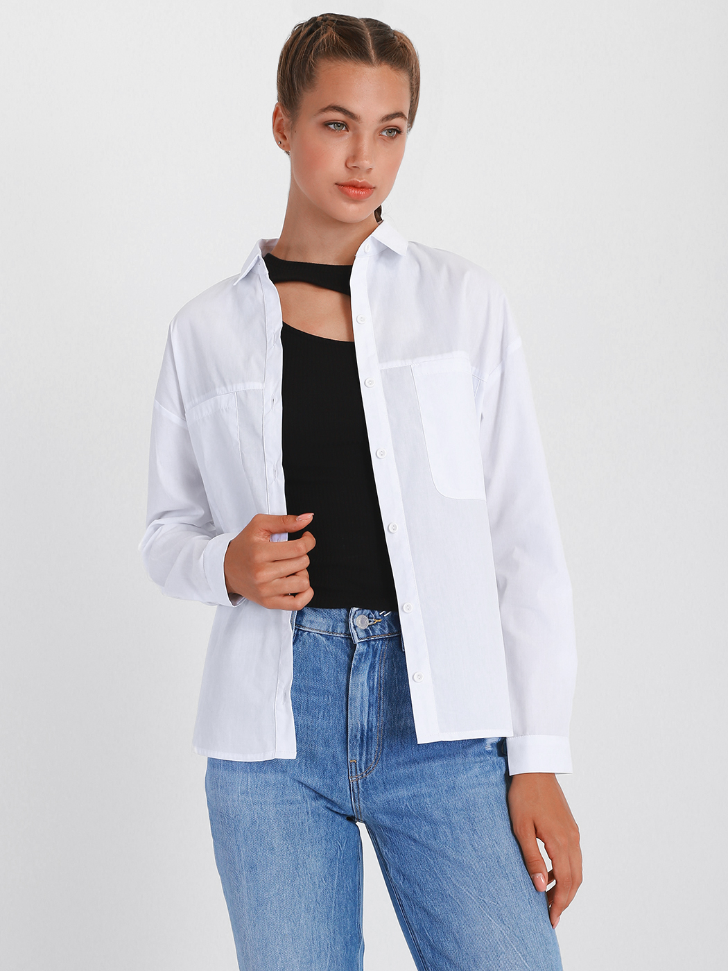 

Рубашка Braska BU1433  Белая, Рубашка Braska BU1433 XS Белая