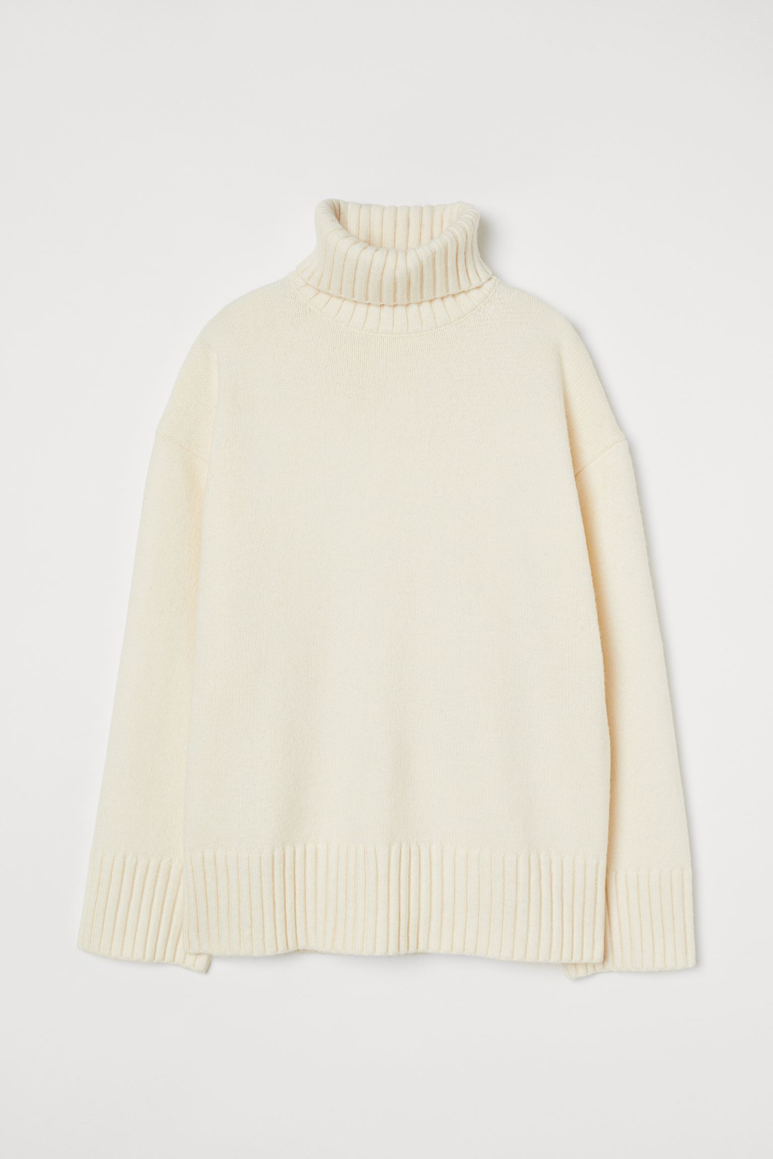 

Свитер H&M S молочный 3099393863