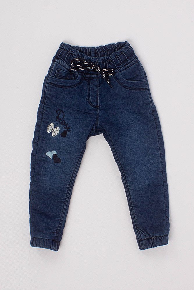 

Джогери джинсові для дівчинки Zeyser Kids 110 синій (SKT000570334)