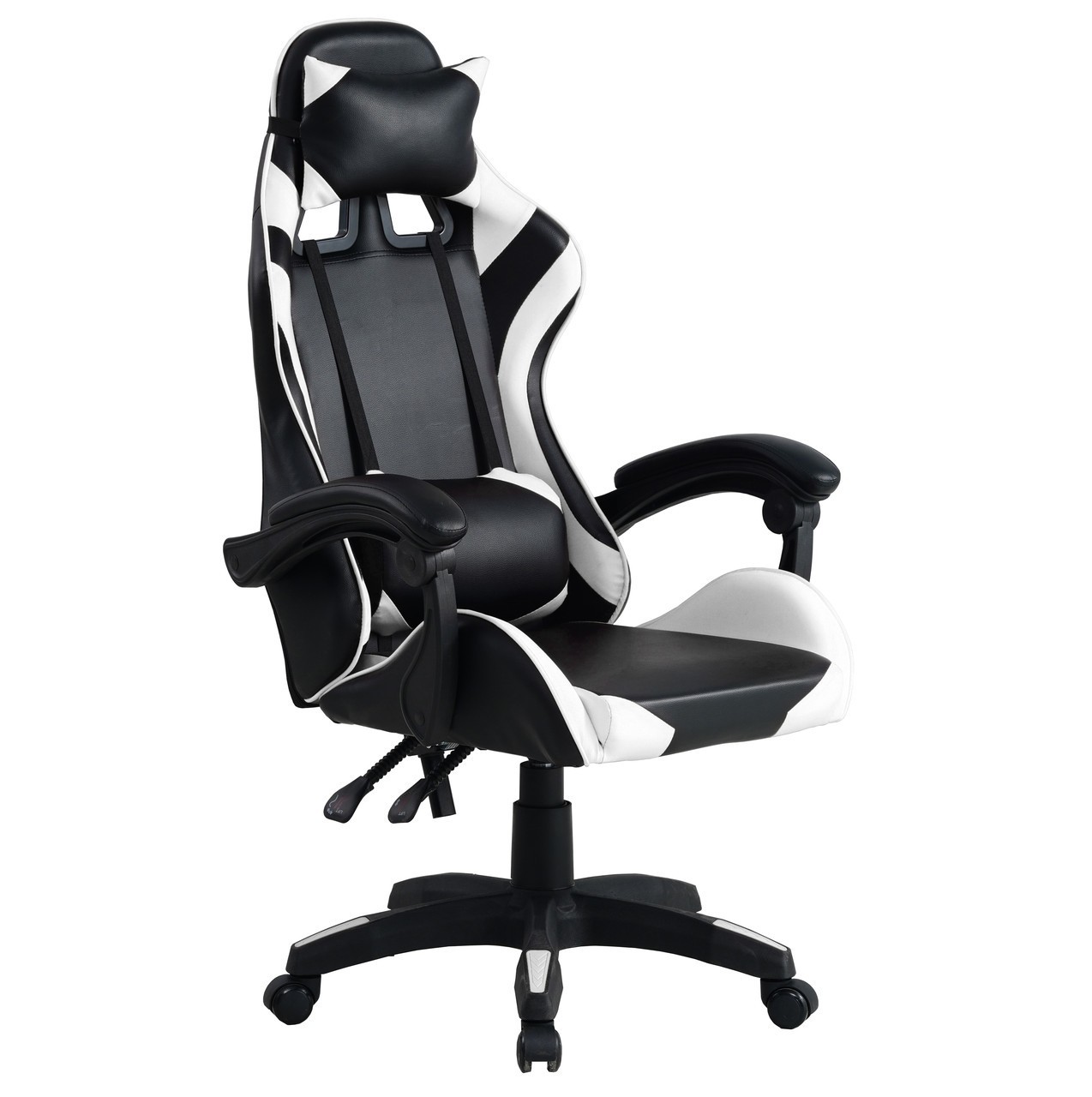

Кресло компьютерное игровое Gamer Pro Jaguar Черное с белым