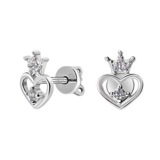 

Серебряные серьги Королева сердца UMAX 20626