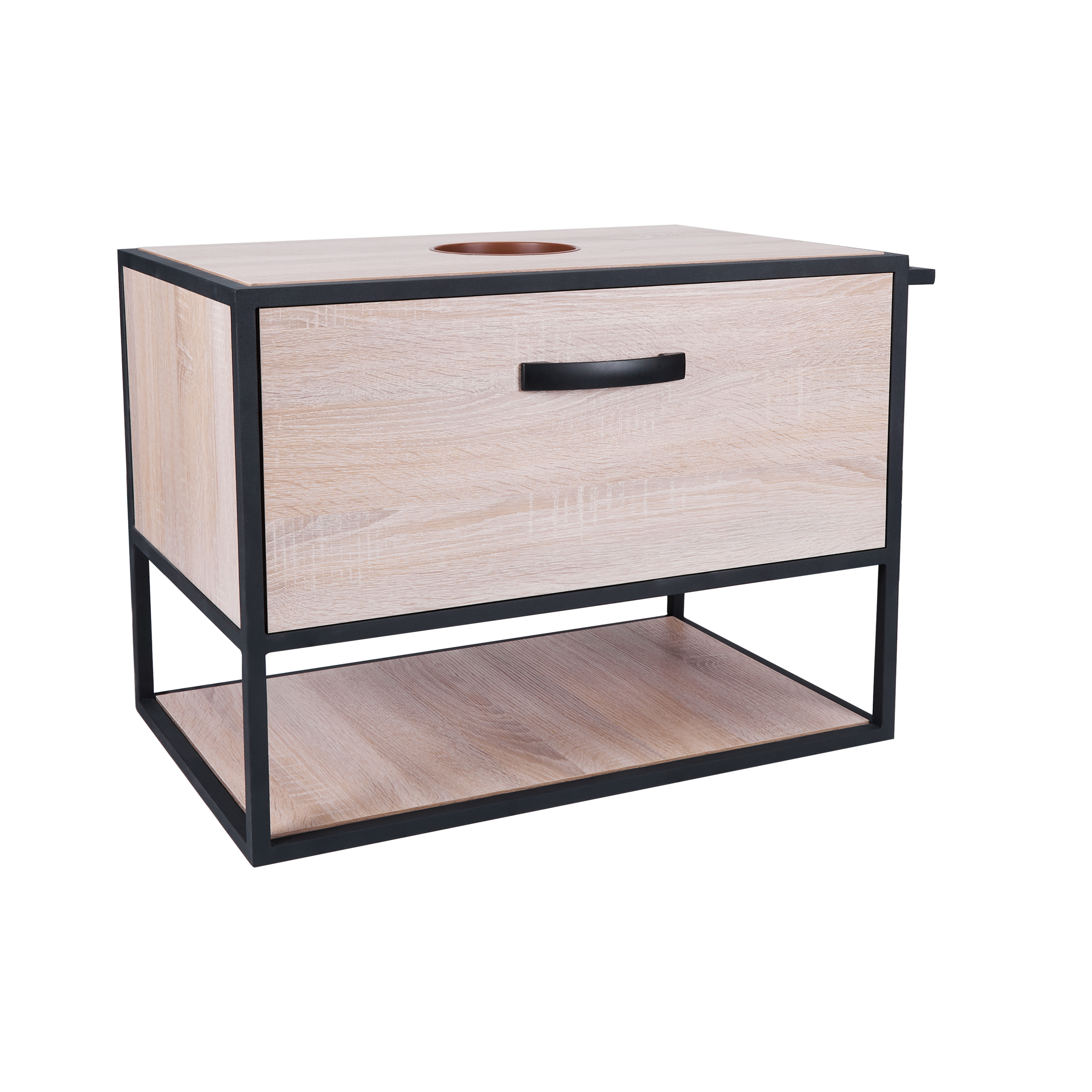 

Тумба подвесная Qtap Taurus 855х540 Whitish oak со столешницей QT2479TPT803WO