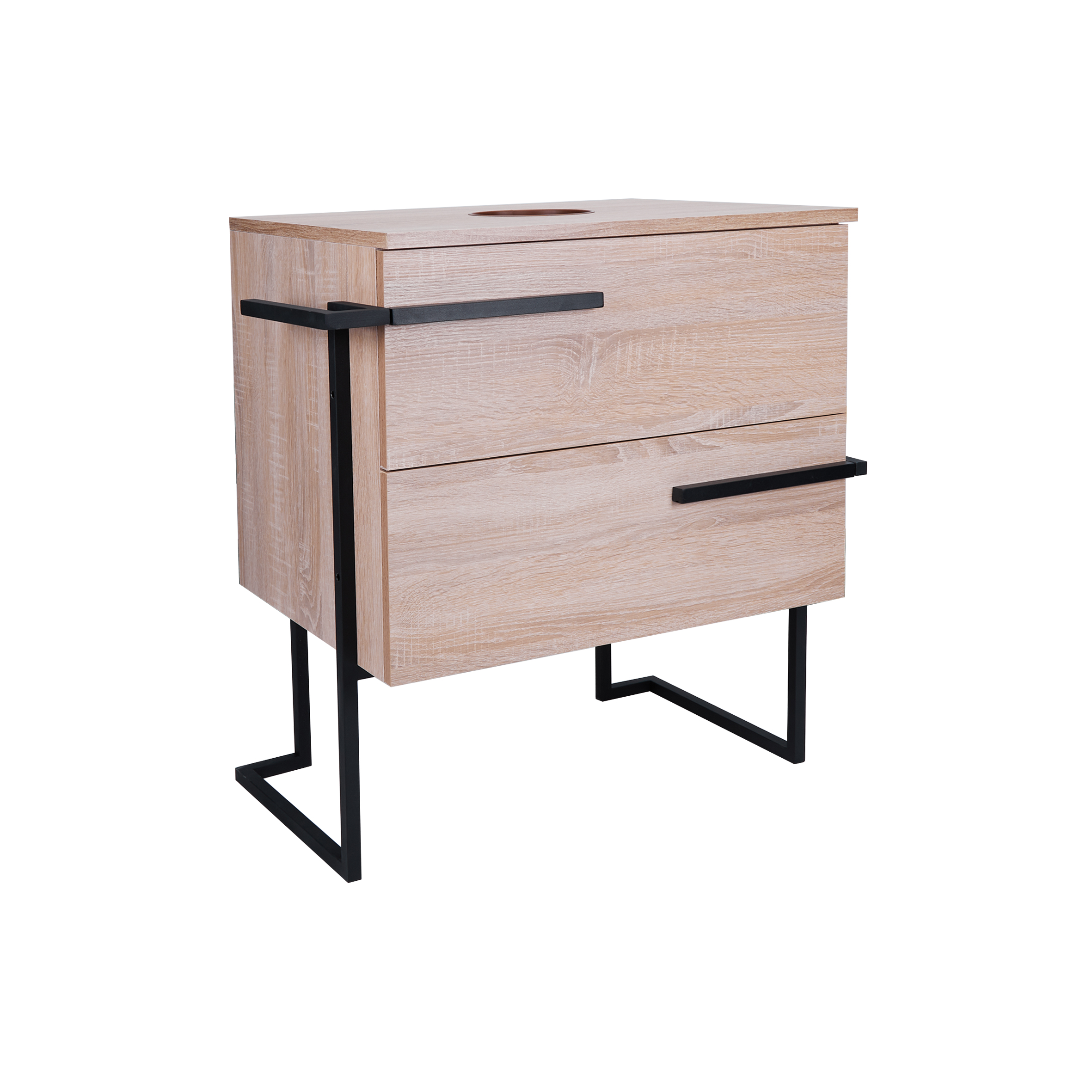 

Тумба напольная Qtap Taurus 690х720 Whitish oak со столешницей QT2480TNT603WO