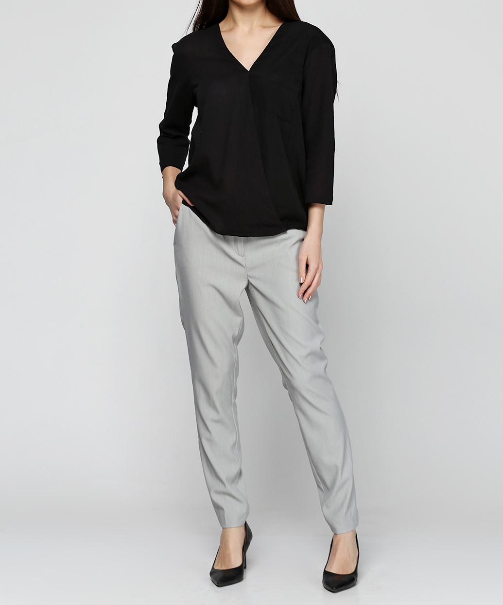 

Брюки Vero Moda 212018-10151132-GREY  серый, Брюки Vero Moda 212018-10151132-GREY 38 серый