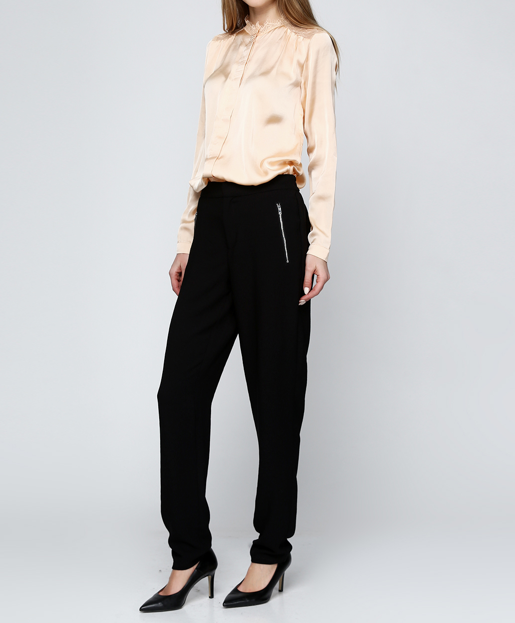 

Брюки Object 32133304-BLACK  черный, Брюки Object 32133304-BLACK S черный