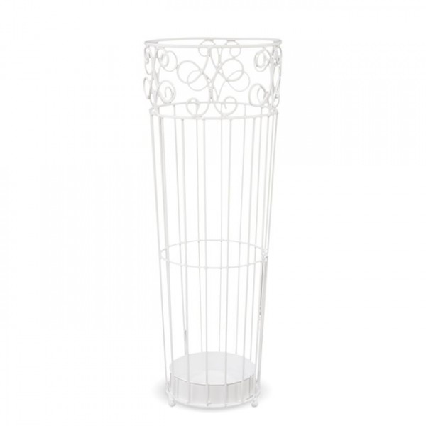 

Подставка для зонта металлическая Flora белая 34212