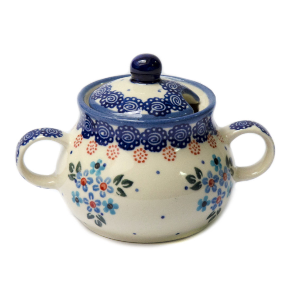 

Ёмкость с ручками для сахара соли специй 0,2л Blue Chintz