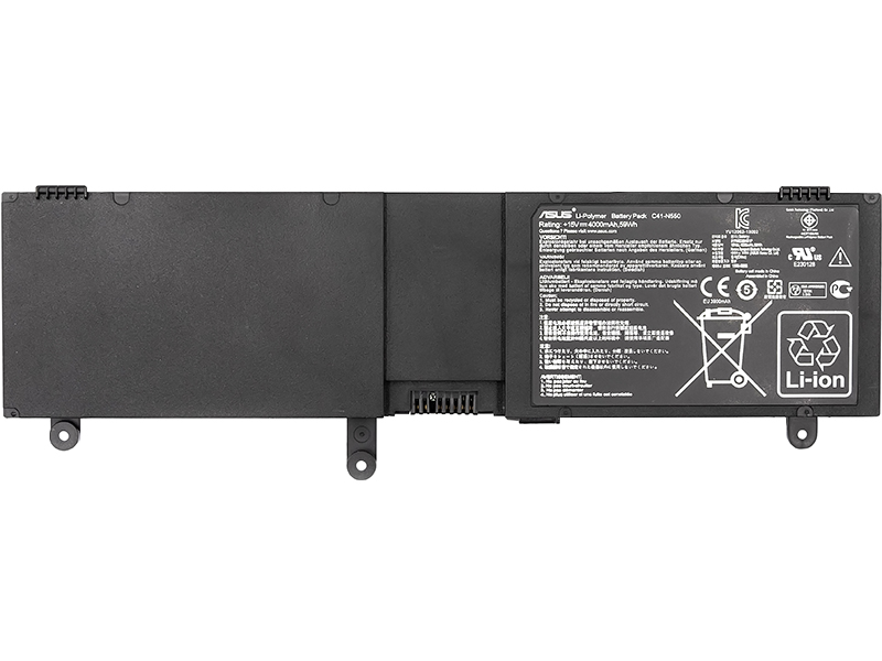 

Аккумулятор для ноутбуков ASUS N550 Series (C41-N550) 15V 59Wh