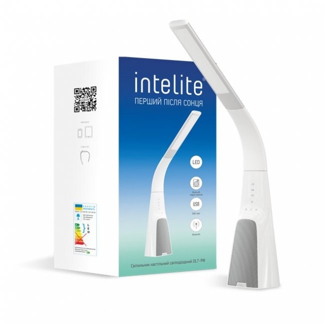 

Настольная лампа Intelite Sound DL7-9W-WT