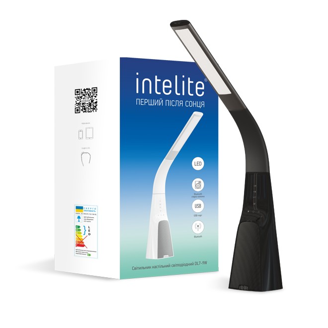 

Настольная лампа Intelite Sound DL7-9W-BL