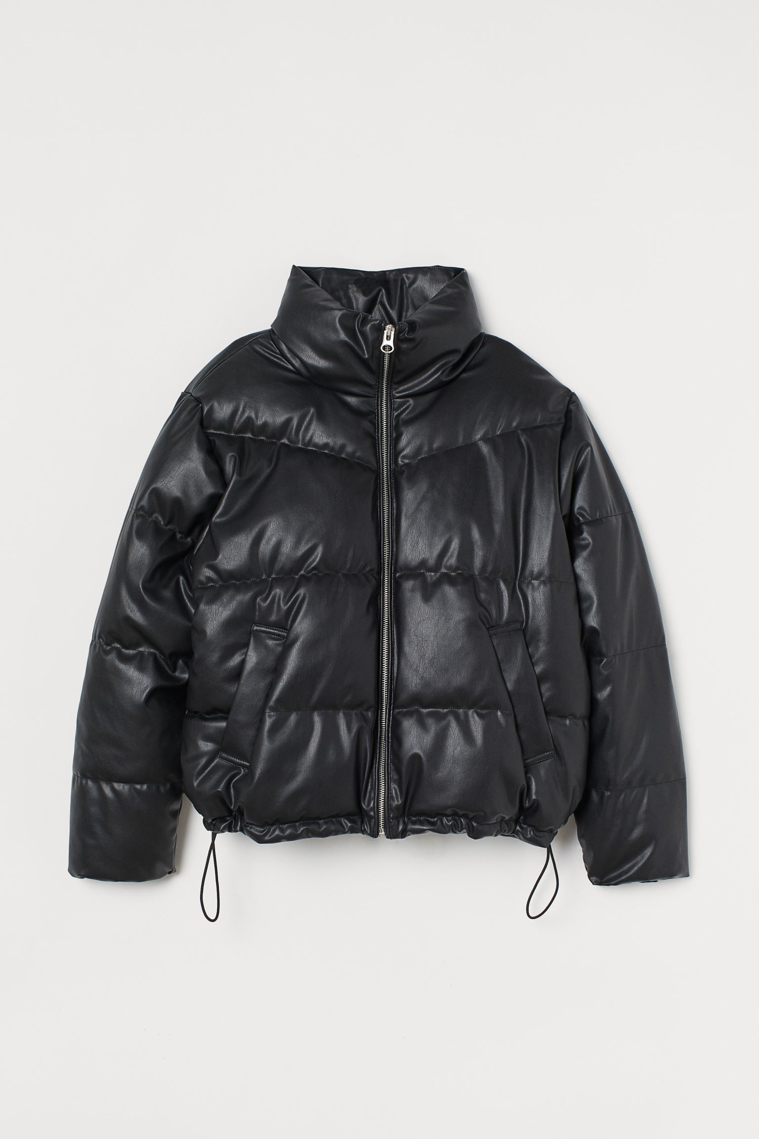 

Куртка H&M M черный блеск 2098679942