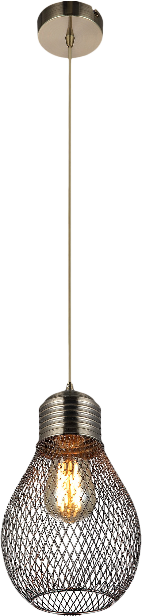 

Люстра Altalusse INL-6143P-11 Antique brass Е27 1x40 Вт