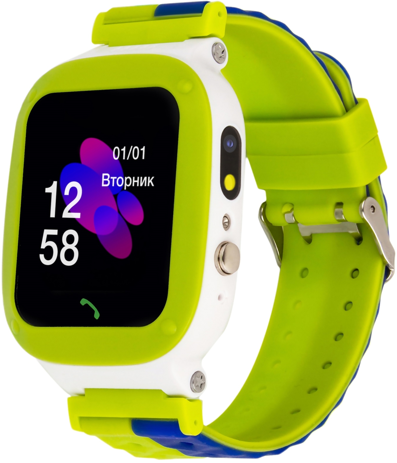 Акція на Смарт-часы Atrix iQ2200 IPS Cam Flash Green від Rozetka UA