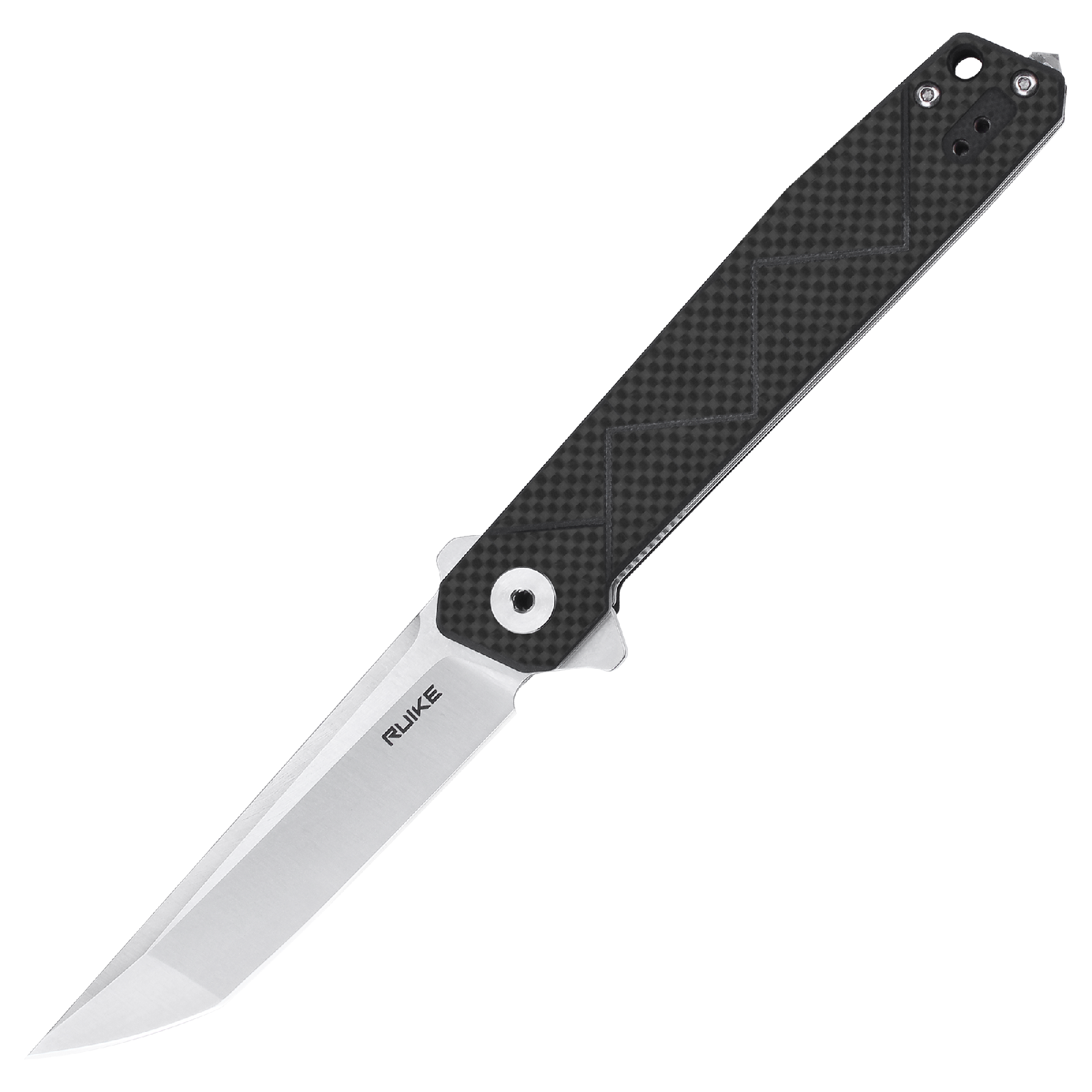 

Перочинный нож с прямой рукояткой карбон Ruike P127-CB